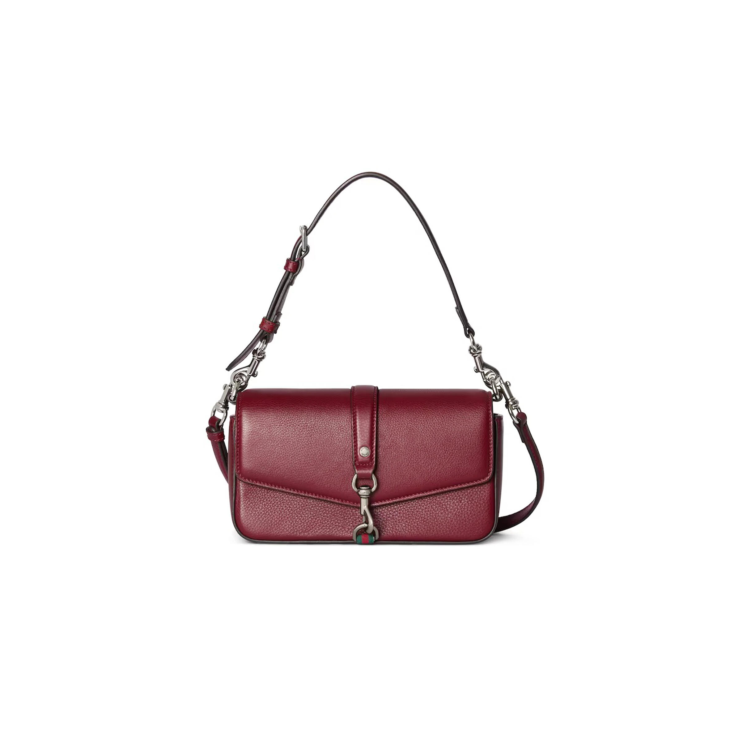 GUCCI SMALL CROSSBODY BAG WITH HOOK CLOSURE 821623 (23.5*12.5*6.5cm)